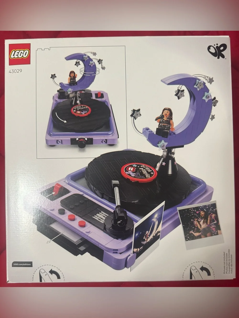 LEGO Olivia Rodrigo Concert Moon Playset - Purple, Black, Red
